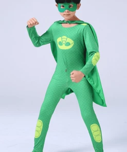 Hallowitch Costumes PJ Mask Costume With Cape Kids Halloween Costume Boys'
