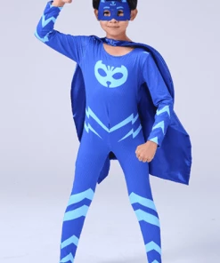 Hallowitch Costumes PJ Mask Costume With Cape Kids Halloween Costume Boys'