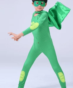 Hallowitch Costumes PJ Mask Costume With Cape Kids Halloween Costume Boys'