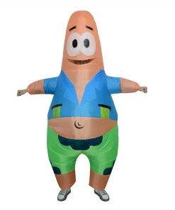 Hallowitch Costumes Adult Inflatable Patrick Costume Halloween