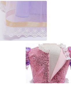 Hallowitch Costumes Girls Rapunzel Dress Costume Tangled