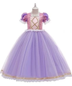 Hallowitch Costumes Girls Rapunzel Dress Costume Tangled