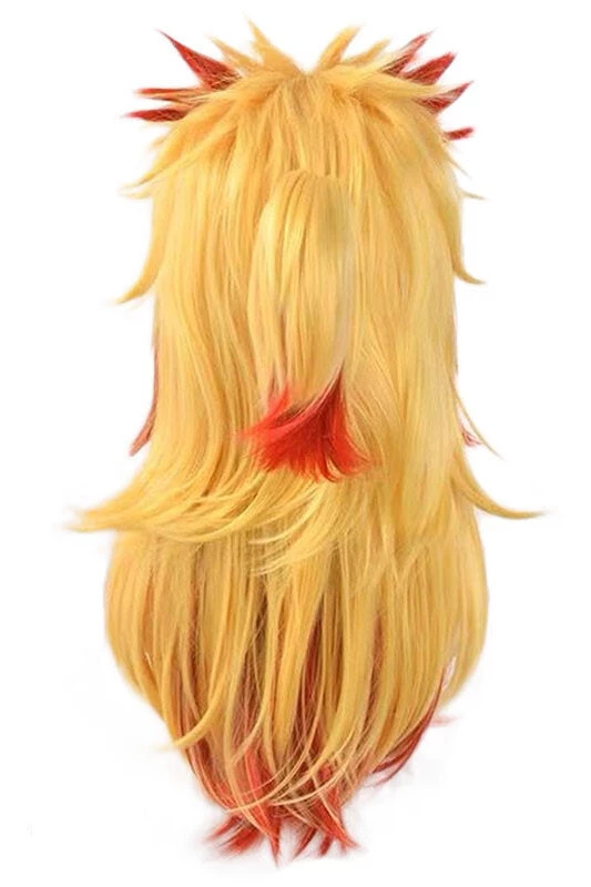 Hallowitch Costumes Rengoku Kyoujurou Wig Cosplay Costume - Demon Slayer Kimetsu No Yaiba 5 Hallowitch Costumes Rengoku Kyoujurou Wig Cosplay Costume - Demon Slayer Kimetsu No Yaiba