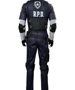 Hallowitch Costumes Men's Resident Evil 2 Remake Re Leon Scott Kennedy Costume