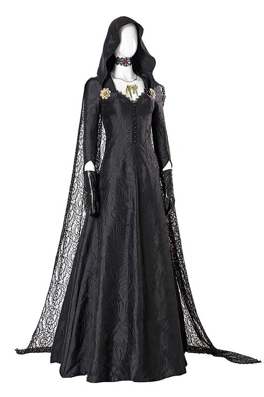 Hallowitch Costumes Women's Resident Evil 8 Village Vampire Daughters Bela Daniela Dimitrescu Costume 4 Hallowitch Costumes Women's Resident Evil 8 Village Vampire Daughters Bela Daniela Dimitrescu Costume