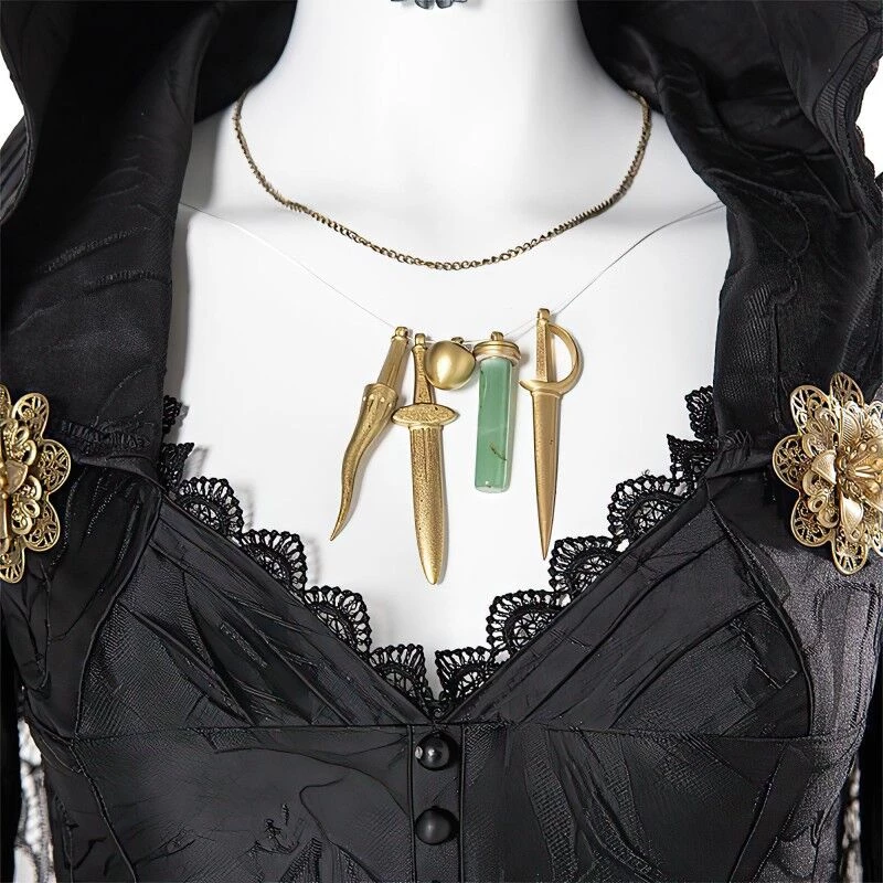 Hallowitch Costumes Women's Resident Evil 8 Village Vampire Daughters Bela Daniela Dimitrescu Costume 6 Hallowitch Costumes Women's Resident Evil 8 Village Vampire Daughters Bela Daniela Dimitrescu Costume