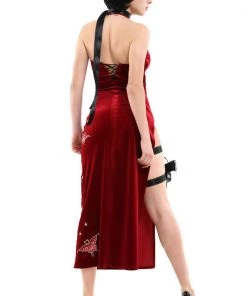 Hallowitch Costumes Women's Resident Evil Ada Wong Cosplay Costume 7 Hallowitch Costumes Women's Resident Evil Ada Wong Cosplay Costume