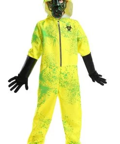 Hallowitch Costumes Resident Evil Hazmat Protective Costume For Kids