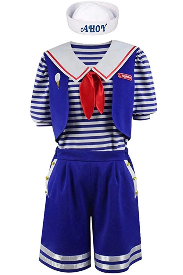 Hallowitch Costumes Robin Scoops Ahoy Costume Stranger Things Women's 3 Hallowitch Costumes Robin Scoops Ahoy Costume Stranger Things Women's