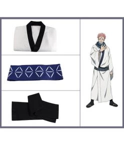 Hallowitch Costumes Men's Kaisen Ryoumen Sukuna Kimono Costume