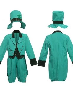 Hallowitch Costumes Saint Patrick's Day Suit Outfit Costume For Kids Boys'