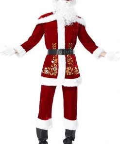 Hallowitch Costumes Santa Claus Suit For Men