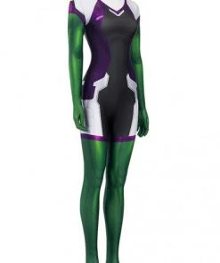 Hallowitch Costumes Women's She Hulk Jumpsuit Outfits Cosplay Costume
