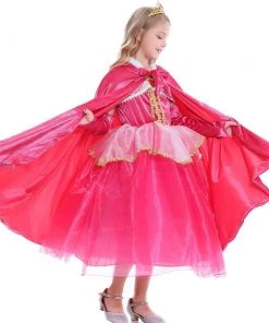 Hallowitch Costumes Sleeping Beauty Princess Aurora Dress Costume For Girls