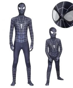 Hallowitch Costumes Boys' Spider-Man 3 Eddie Brock Venom Suit Costume For Boys And Men