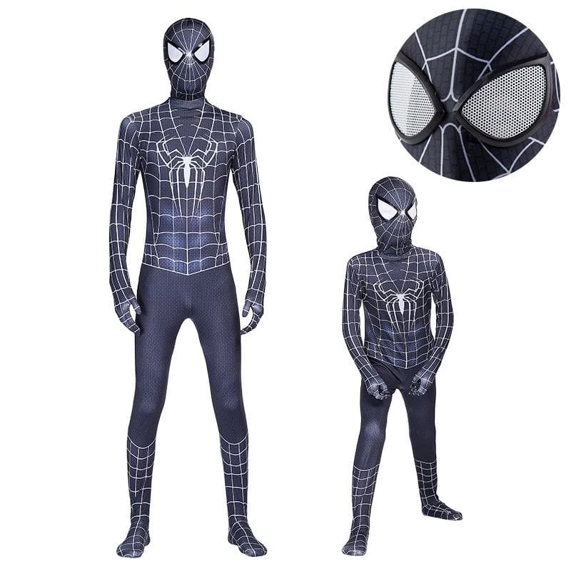 Hallowitch Costumes Boys' Spider-Man 3 Eddie Brock Venom Suit Costume For Boys And Men 4 Hallowitch Costumes Boys' Spider-Man 3 Eddie Brock Venom Suit Costume For Boys And Men