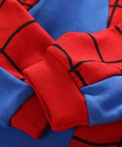 Hallowitch Costumes Spiderman Long Sleeve Pajama For Boys