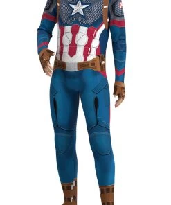 Hallowitch Costumes Captain America Costume For Adult And Kids
