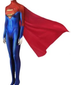 Hallowitch Costumes DC Supergirl Halloween Costume With Cape For Women Women's