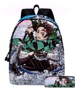 Hallowitch Costumes Demon Slayer Backpack 16"