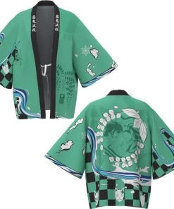 Hallowitch Costumes Demon Slayer Haori Kimono Costumes