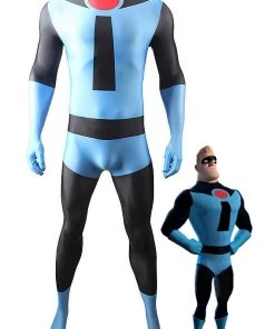 Hallowitch Costumes Boys' The Incredibles Mr. Incredible Blue Suit Costume