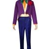 Hallowitch Costumes Adult Cosplay The Joker Costume Set,Batman The Long Halloween Costume 1 Hallowitch Costumes Adult Cosplay The Joker Costume Set,Batman The Long Halloween Costume