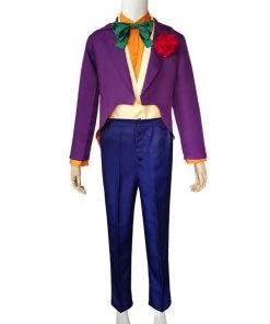 Hallowitch Costumes Adult Cosplay The Joker Costume Set，Batman The Long Halloween Costume