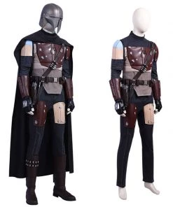Hallowitch Costumes Men's The Mandalorian Costume Star Wars Cosplay Suit