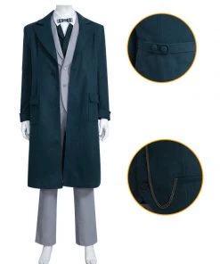 Hallowitch Costumes The Secrets Of Dumbledore 3 Newt Scamander Cosplay Costume Men's