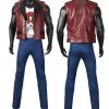 Hallowitch Costumes Men's Thor Love And Thunder Red Vest Jacket Cosplay Costumes 2 Hallowitch Costumes Men's Thor Love And Thunder Red Vest Jacket Cosplay Costumes