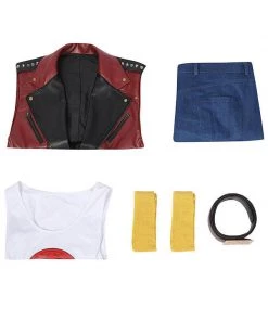 Hallowitch Costumes Men's Thor Love And Thunder Red Vest Jacket Cosplay Costumes