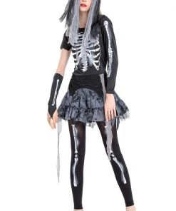 Hallowitch Costumes Tim Burton's Corpse Bride Cosplay Dress Costume Black