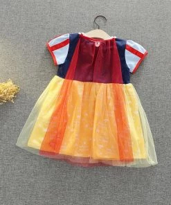 Hallowitch Costumes Girls' Snow White Princess Dress Costume For Toddlers