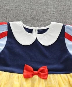Hallowitch Costumes Girls' Snow White Princess Dress Costume For Toddlers