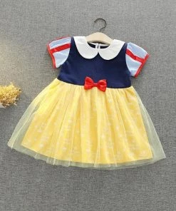 Hallowitch Costumes Girls' Snow White Princess Dress Costume For Toddlers
