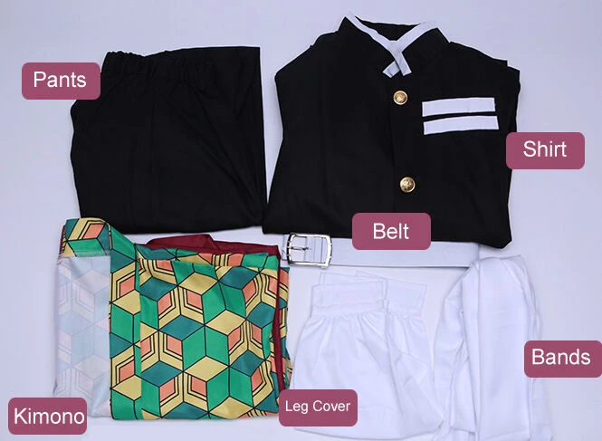 Hallowitch Costumes Giyu Tomioka Cosplay Costume - Demon Slayer Kimetsu No Yaiba 4 Hallowitch Costumes Giyu Tomioka Cosplay Costume - Demon Slayer Kimetsu No Yaiba