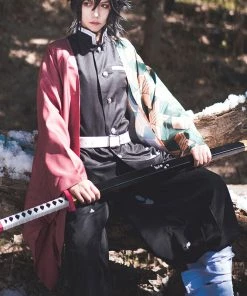Hallowitch Costumes Giyu Tomioka Cosplay Costume - Demon Slayer Kimetsu No Yaiba 7 Hallowitch Costumes Giyu Tomioka Cosplay Costume - Demon Slayer Kimetsu No Yaiba