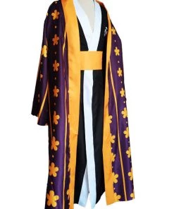 Hallowitch Costumes Men's One Piece Trafalgar D. Water Law Cosplay Costume