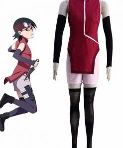 Hallowitch Costumes Naruto Sarada Uchiha Cosplay Costume For Adult
