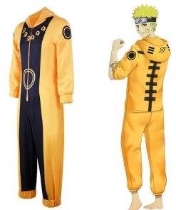 Hallowitch Costumes Men's Uzumaki Naruto Rikudousennin Modo Costume For Adult