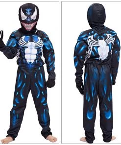 Hallowitch Costumes Kids' Venom Suit Costume, Gloves Not Included. Boys'