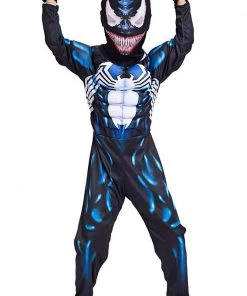 Hallowitch Costumes Kids' Venom Suit Costume, Gloves Not Included. Boys'
