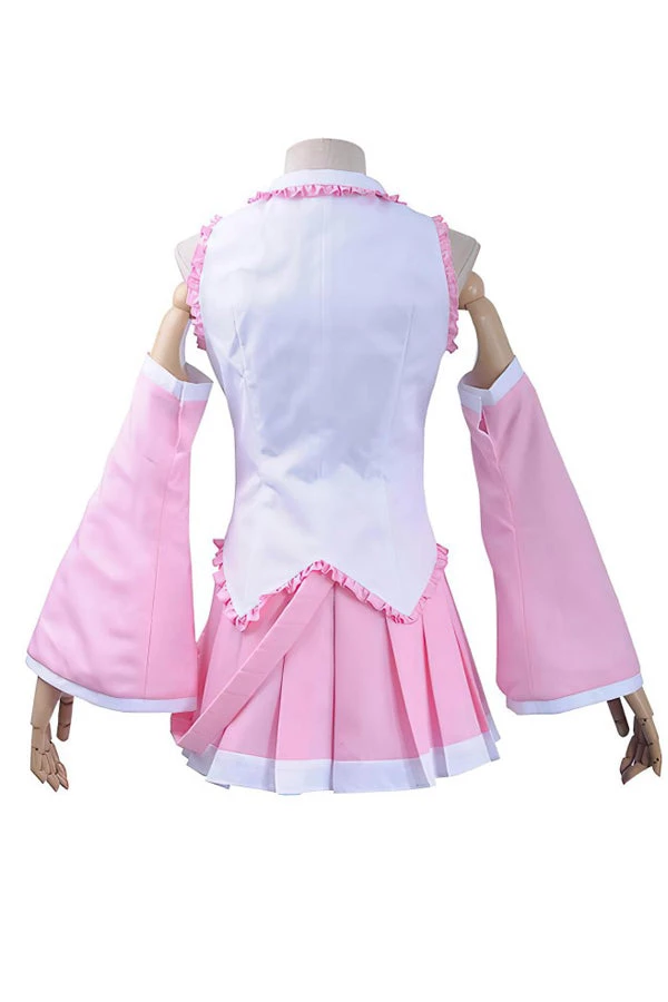 Hallowitch Costumes Vocaloid Hatsune Miku Sakura Miku Pink Costume Women's 5 Hallowitch Costumes Vocaloid Hatsune Miku Sakura Miku Pink Costume Women's