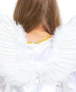 Hallowitch Costumes Kids White And Dark Angel Costume With Wings And Halo Girls' 9 Hallowitch Costumes Kids White And Dark Angel Costume With Wings And Halo Girls'