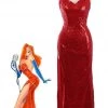 Hallowitch Costumes Who Framed Roger Rabbit Sexy Jessica Costume For Adult Women's