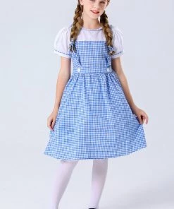 Hallowitch Costumes Girls' Wizard Of Oz Dorothy Costume For Girls Kids 6 Hallowitch Costumes Girls' Wizard Of Oz Dorothy Costume For Girls Kids
