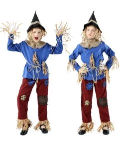 Hallowitch Costumes Boys' Wizard Of Oz Scarecrow Costume For Kids