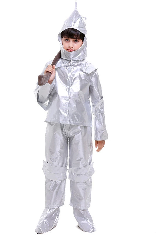 Hallowitch Costumes Wizard Of Oz Tin Man Costume For Kids 4 Hallowitch Costumes Wizard Of Oz Tin Man Costume For Kids