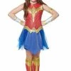 Hallowitch Costumes Girls' Wonder Woman Costume For Kids